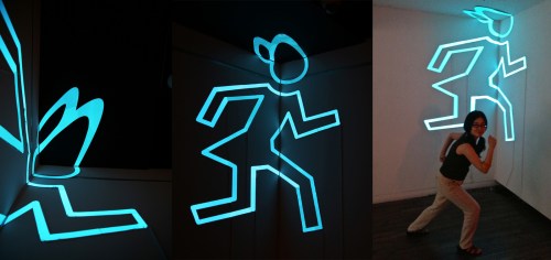 EL-sheet Light Drawing Installation